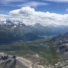 Flugwegposition um 12:54:04: Aufgenommen in der Nähe von Maloja, Schweiz in 3334 Meter